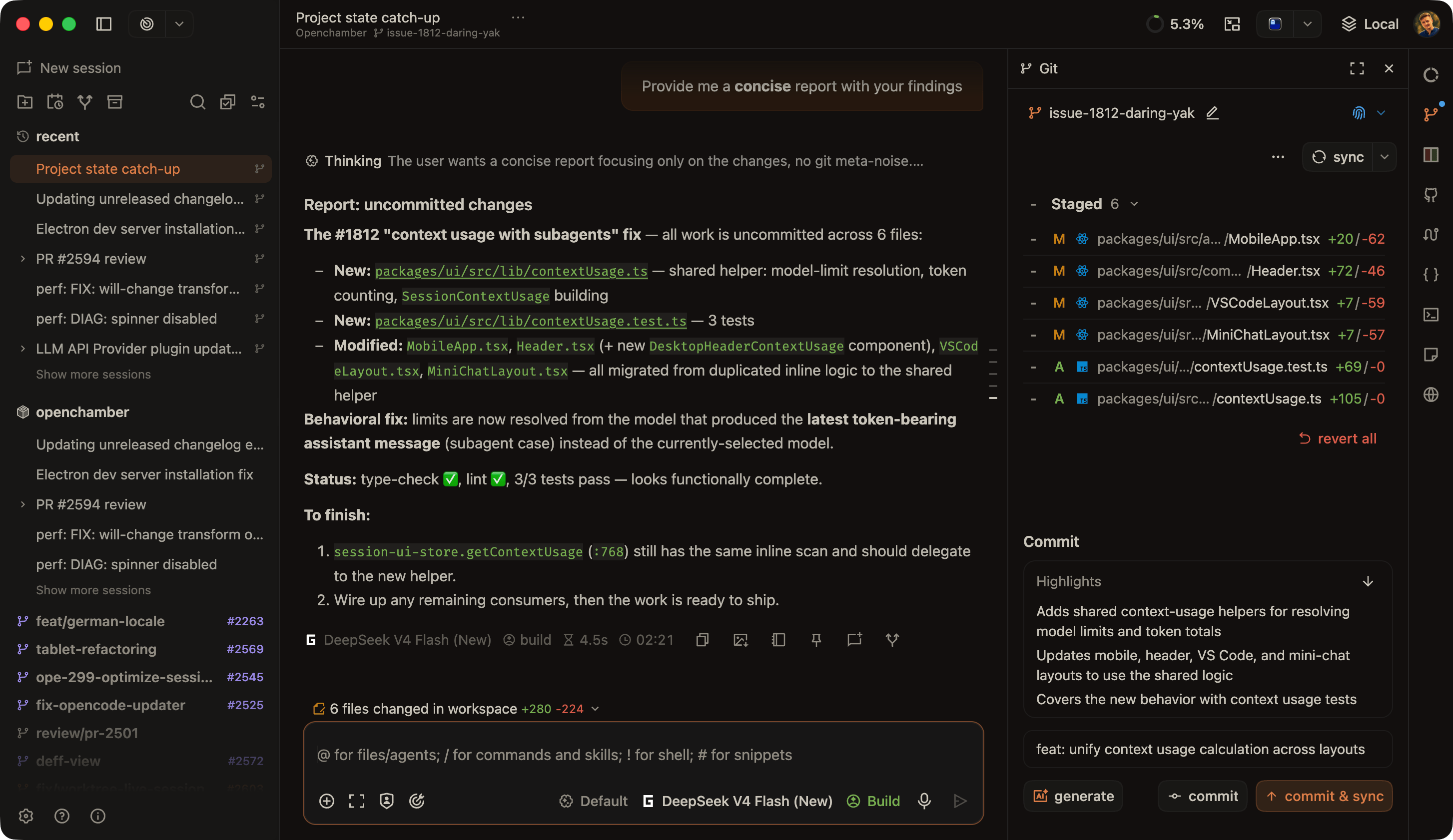 OpenChamber Chat